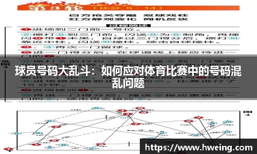 球员号码大乱斗：如何应对体育比赛中的号码混乱问题